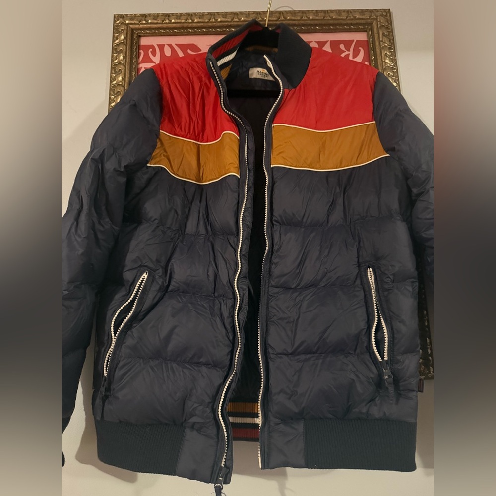 Marine Layer Multicolor Puffer Jacket